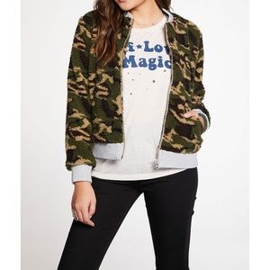 Chaser Camo Sherpa Fleece Bomber